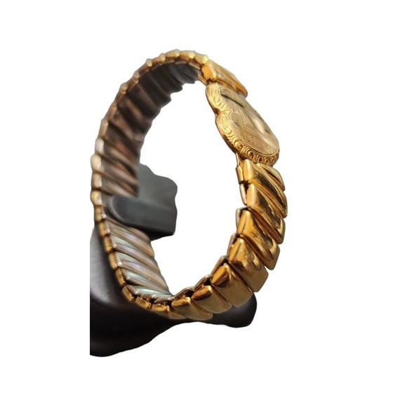 Vintage Lady Fair 1/20th Gold Filled Unique Heart Expansion Bracelet (A4053) - Picture 5 of 6